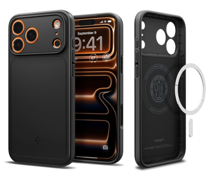 Etui do telefonów SPIGEN Thin Fit Mag Magsafe do Iphone 17 Pro Black 8800283314717